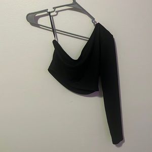 off the shoulder crop top